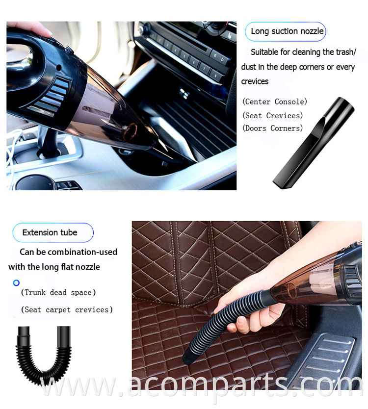 Mini size smart rechargeable handheld 6000pa powerful wireless car vacuum cleaner portable car vacuum cleaner